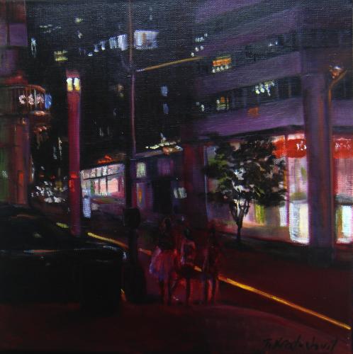 Call girls 2009 oil30x30cm