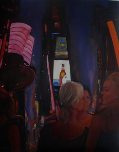 Girls night125 x 100 cmoil on canvas 2010