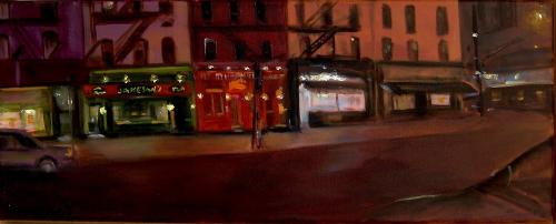 City nightlife 72008 oil on canvas 20x50 cm kopie 1