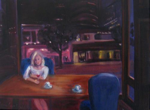 waitingoil on canvas .2009 30x40 cm
