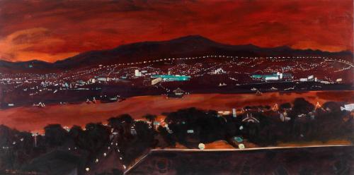 Bright lightsbig city2006 acrylic on canvas100x200cm kopie