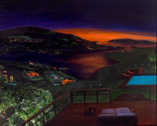 Sunset2 2015 oil on canvas 125x150cm 